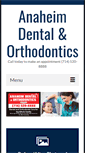 Mobile Screenshot of anaheimdentalortho.com